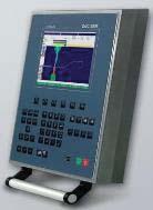 Cybelec 880S, allowing control of 4 to 7 axes depending on the model, with 10 color TFT touch screen, 2D