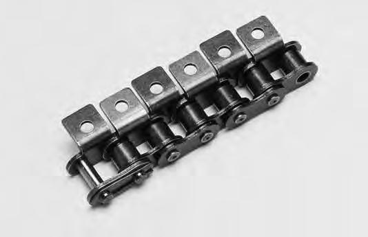 8 I Renold Roller Chain K1 Attachments Renold / ISO 606 K1 Attachment w d g h Chain Ref. Technical Details (mm) Renold ISO Pitch Pitch Chain Ref. (inch) (mm) No.