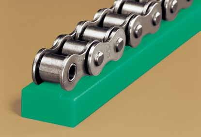 Chain Guides for Roller Chains as per DIN 8188 Type T chain no. Chain dimensions in inch B H b h 2000 mm length 3048 mm length ASA/JIS DIN 8188 35 06C-1 3/8" x 3/16" 15.0 10.0 4.4 2.