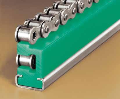 Double-Decker Guides for Roller Chains as per DIN 8188 Type ETA chain no.