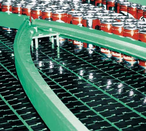PRofileS FOR CONVEYing AND TRanSPORTation In the beverage, packaging, food, and frozen food sectors in particular, goods and products must be transported in a reliable manner that protects them from