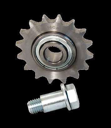 2 CHAIN TENSIONER SPROCKETS CHT - TN CHAIN TENSIONER SPROCKETS CHT - TN With NATIONAL BEARINGS Our chain tensioner are complete of bearings, ready to be assembled in particular tension positions.