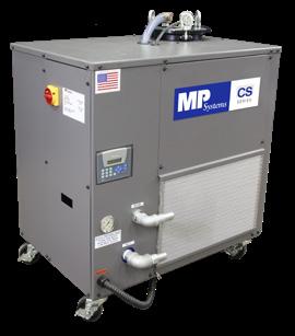 STAND ALONE CHILLER CS36 CS36-36,000 BTU chiller +/- 1 degree Includes supply pump and filtration Ambient and set point live temperature monitoring PLC messages displayed Standard filtration