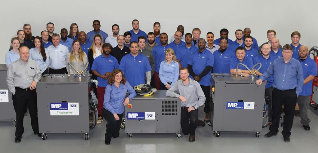 Excellent People, Outstanding Products The MP Systems Team is the Foundation of the Company The sales team works with distributors and OEMs to educate about the benefits of high pressure coolant