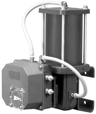 actuators. These positioners provide a valve ball or disk position for a specific input signal.