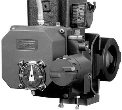 The 3720 is created by the addition of a Fisher 3722 electro pneumatic converter (figure 3) to the 3710 positioner.