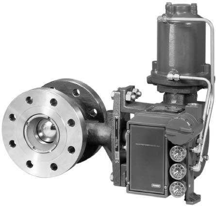 The positioner mounts integrally to the actuator housing. These rugged positioners provide a valve position proportional to a pneumatic or a DC current input signal.