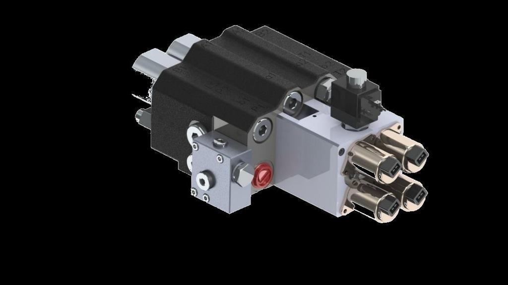 proportional operating characteristics and easy fit for flow rates up to 90 lpm and operating pressures up to 250 bar.