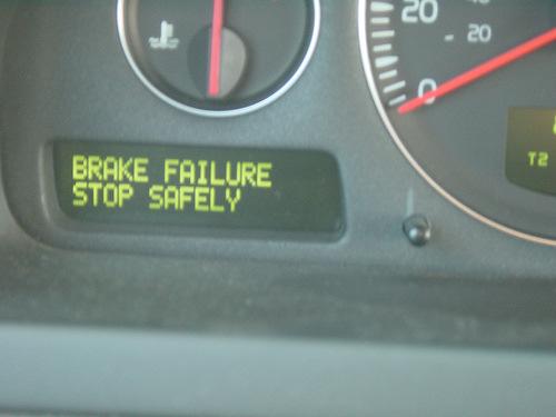 Brake Failure What to do: 1 st : Shift to a lower gear 2 nd : Pump