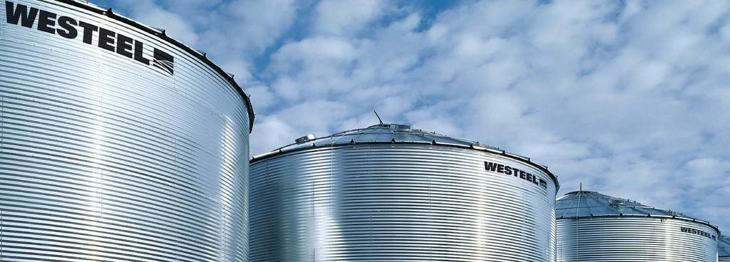 more than a century of experience working with steel goes into every Westeel bin NO COMPANY HAS MORE EXPERIENCE manufacturing grain storage systems for both commercial and on farm application than