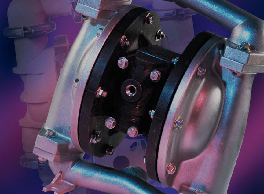 group of lube-free, air-operated diaphragm pumps found in this catalog. Every pump is performance engineered and quality built to provide trouble-free service under the toughest conditions.