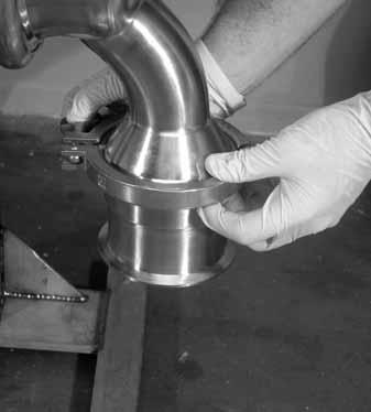 valve housing, flap valve  Step 6 Loosen