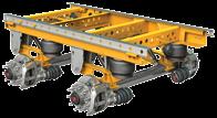 CBX SUSPENSIONS SLIDER FRAME MODELS OTHER MODEL CONFIGURATIONS AVAILABLE CBX40 49 Axle Spread 40,000 lbs.