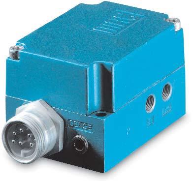 Proportional pressure controller Series PPC5C Port size Flow (Max) (Cv/Nl/min) Individual mounting Series 1/8 OPERATIONAL BENEFITS 0.07/70 0.09/90 covered digital 1.