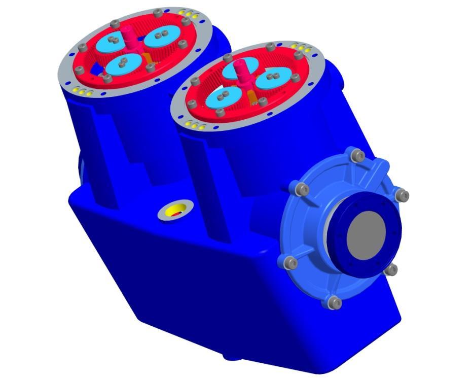 The Realisation Axial reducer gear: