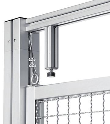 handle Please indicate floor clearance in the order Panel Type Height Width 1 2 Frame profile Lifting door KL 40-II Standard height: 3000 = 3000 mm Standard width: