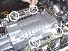 It is very important that all (6) cups on the fuel rail are lined up with the injectors.