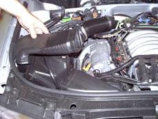 Picture 3 4) Remove air box intake ducts.