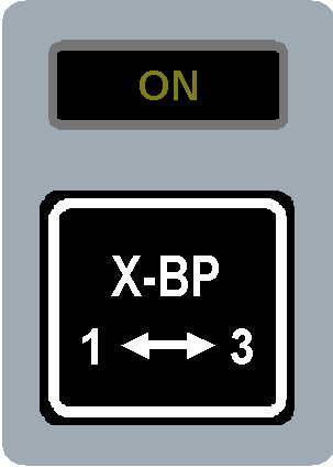 action BOTH Push X-BP ON X-BP valve