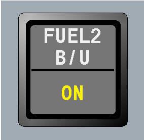fuel feeding of No 2 engine through the APU fuel line in case of No 2 engine fuel line leak due to engine