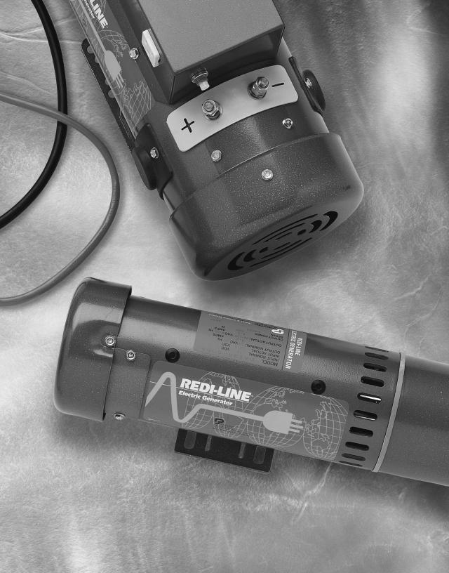 REDI-LINE ELECTRIC GENERATORS USER'S GUIDE Rugged, Reliable, DC to