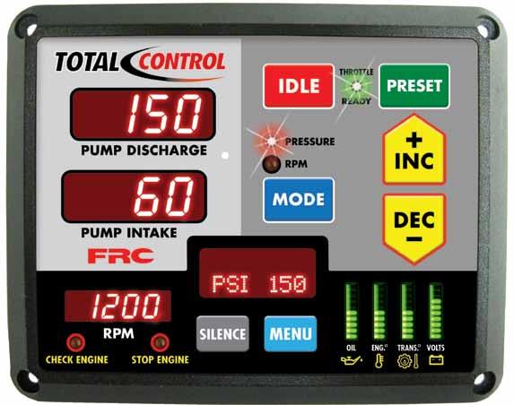 Document Number: XE-TCA1PM-R0A TCA100 Rev0511 PRESSURE GOVERNOR, ENGINE MONITORING, AND MASTER PRESSURE DISPLAY MODEL: TCA100 FIRE