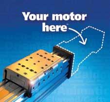 With our online database, you can select from over 6 motor manufacturers and hundreds of models. Visit www.tolomatic.com/ymh today to find your motor/actuator match!