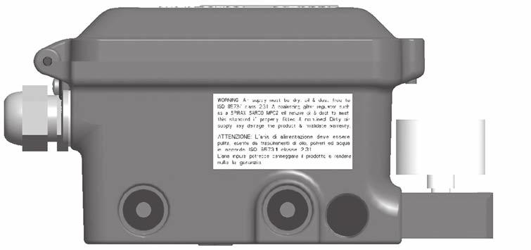 10. Maintenance 10.1 Air supply quality As stated in Section 5.4, it is important for correct operation of the SP500 positioner that good quality air is supplied.