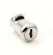 P/N: D1940A Key mechanism: See F in chart* Size: 3/4 Pushbutton slam lock allows for latching