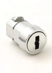 Includes plastic finger pull. Press button to open. P/N: 3309-10 Cabinet lock with deadbolt.