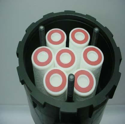 CHANGING FILTER CARTRIDGES CONTINUED 4) At this time, the cartridges are exposed and