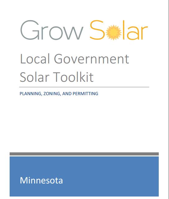 Enable solar with smart rules 1. Summary of statutes that guide/enable local gov t solar development actions 2. Comprehensive Plan guidance, best practices 3.