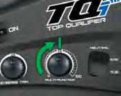 The Multi-Function knob on the TQi transmitter has been programmed to control TSM.