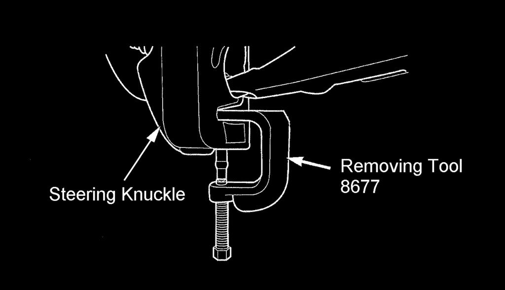 4) Remove the lower coil-over nut and bolt. See illustration 8. Lower jack and remove the coil-over assembly.