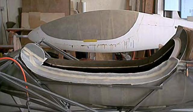 August 2002: Molding the cockpit