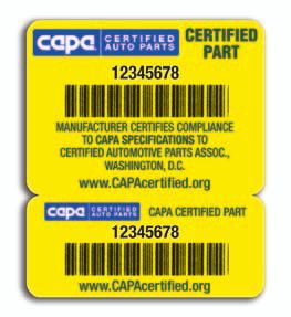 CAPA invented auto crash part testing and certification over 29 years ago to identify high quality alternatives to often outrageously-priced carmaker brand parts.
