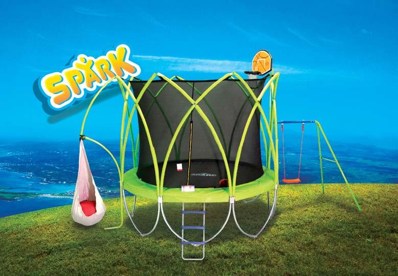 SPARK Trampoline After extensive research, development and testing, we proudly launch our revolutionary trampoline - SPARK!