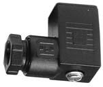 Accessories for electrically operated valves Plug sockets for