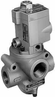 Series Poppet Valves for Line Mounting Series High Temperature and Low Temperature Service Series valves are configured like the Series 7 valves, but are designed with metal internals and special