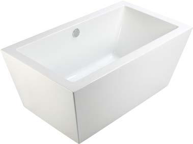 * Right hand front panel pictured Corsica Freestanding Bath The Corsica Bath is a freestanding bath featuring smooth, sharp edges and