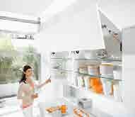 In addition, lift systems with SERVO-DRIVE for AVENTOS can also be easily opened and closed manually at any