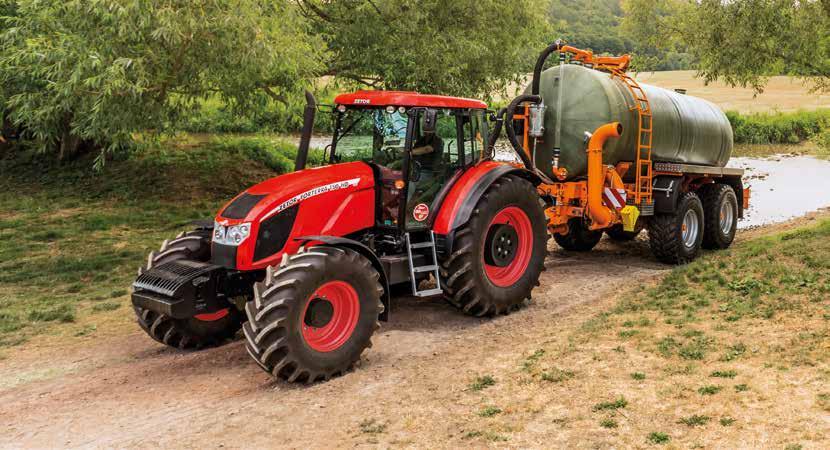ENGINE The exceptional popularity of Zetor tractors is based on low