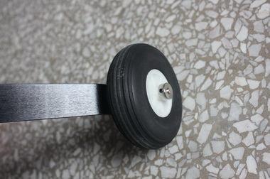 Slide the wheel onto the axle and install a second wheel collar also using thread-lock on