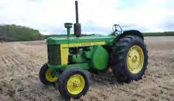 Massey Harris 44 Antique 2WD, s/n 9533, gas eng, 4 spd, 540 pto, sgl hyd, belt pulley, 16.9x34. (Consigned by John Bacso: 780.836.