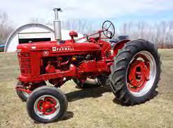 4-30 R, 3733 hrs showing. 1947 Massey Harris 30 Antique, s/n 30-GS1907, 540 PTO, 14.9-28 R. (Consigned by Jane Seidl.