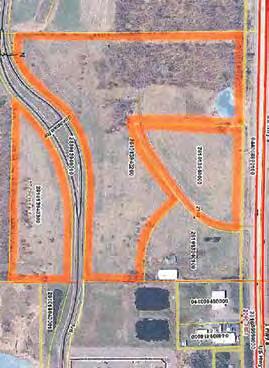 19± acres zoned G2 Commercial Water and Sewer Curb Highway Access Parcel 3 Parcel 2 Parcel 1 For more info, or to inspect the property,