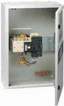 ATyS S - ATyS d S Remotely operated Transfer Switching Equipment from 40 to 125 A Enclosed solutions General characteristics ATyS S and ATyS d S Adapted to mechanical risk and dust hazard.