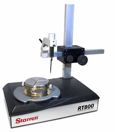 Starrett RT800 High speed roundness systems for bearings, automotive and precision industries RT800 A range of roundness products robust enough for the shop floor but accurate enough for any
