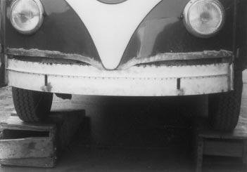 There are several areas on a Bulli which easily succumb to rot, such as the wheelarches and cab floor.