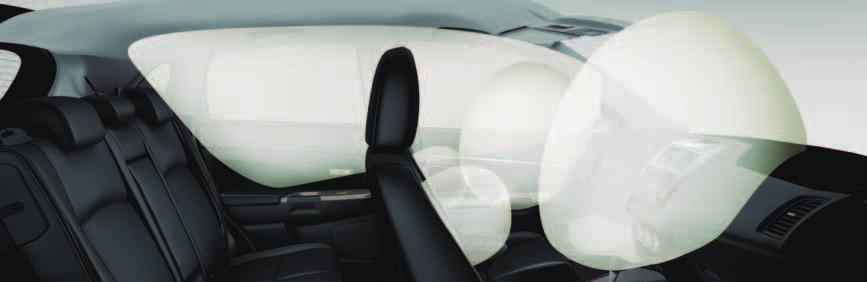 So that you and your passengers can be safer in the event of a collision, ASX is equipped with a 7-airbag system to provide increased safety to every seat.